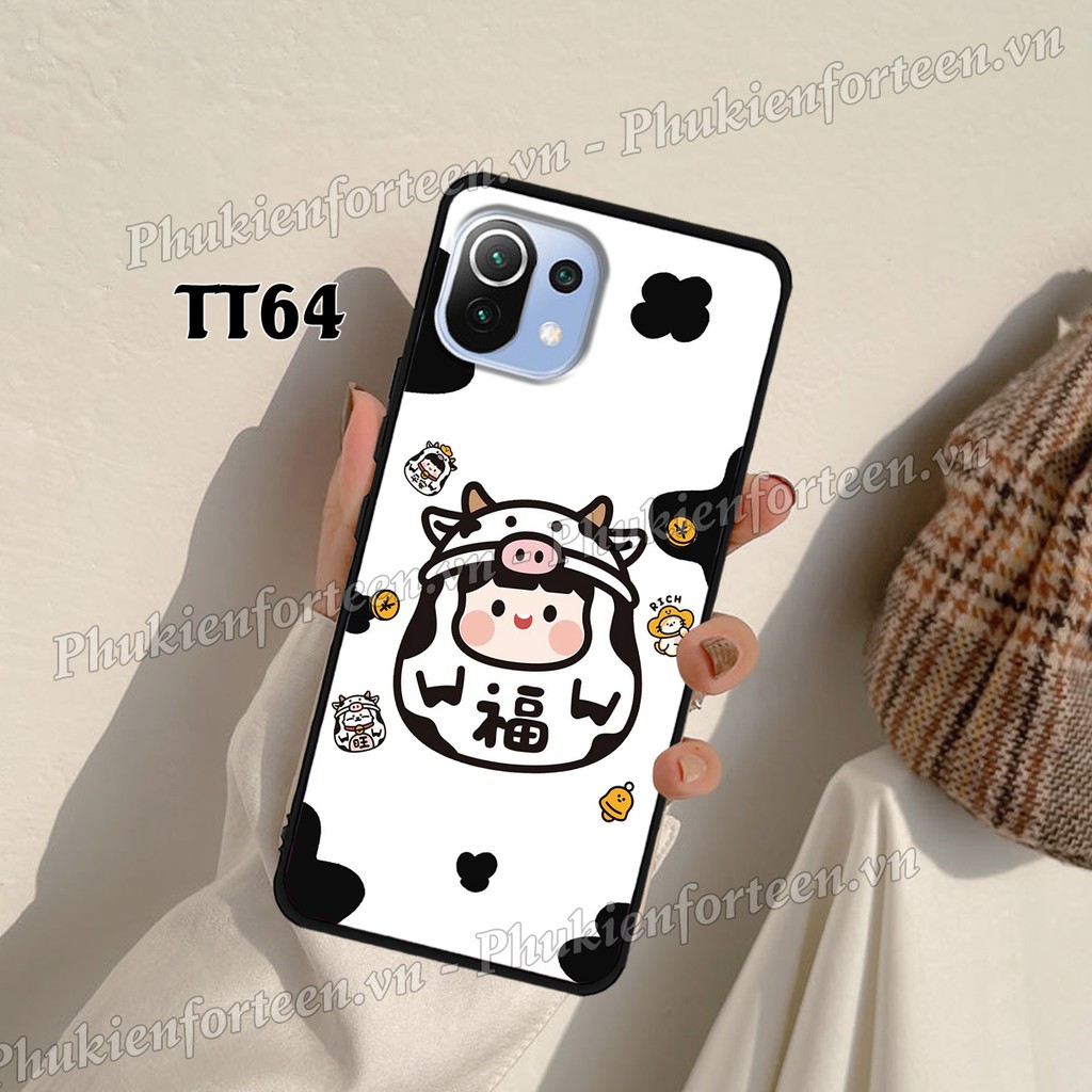 Ốp lưng Xiaomi Mi 11 -  Mi 11 Lite - Mi 11T 5G - Mi 11T Pro 5G - Ốp điện thoại Xiaomi in hình bò sữa đáng yêu hot trend