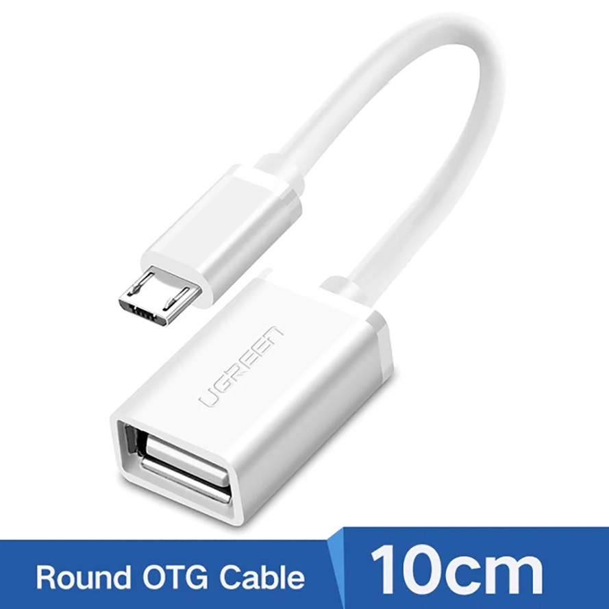 Cáp Micro USB Sang USB 2.0 Cao Cấp | UGREEN US133 Chính Hãng | Hỗ trợ OTG