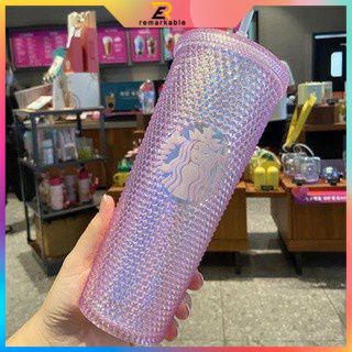 Bình Giữ Nhiệt Cao Cấp Starbucks Sầu Riêng Bộ Sưu Tập Nhựa 710Ml 2 Lớp Có Ống Hút