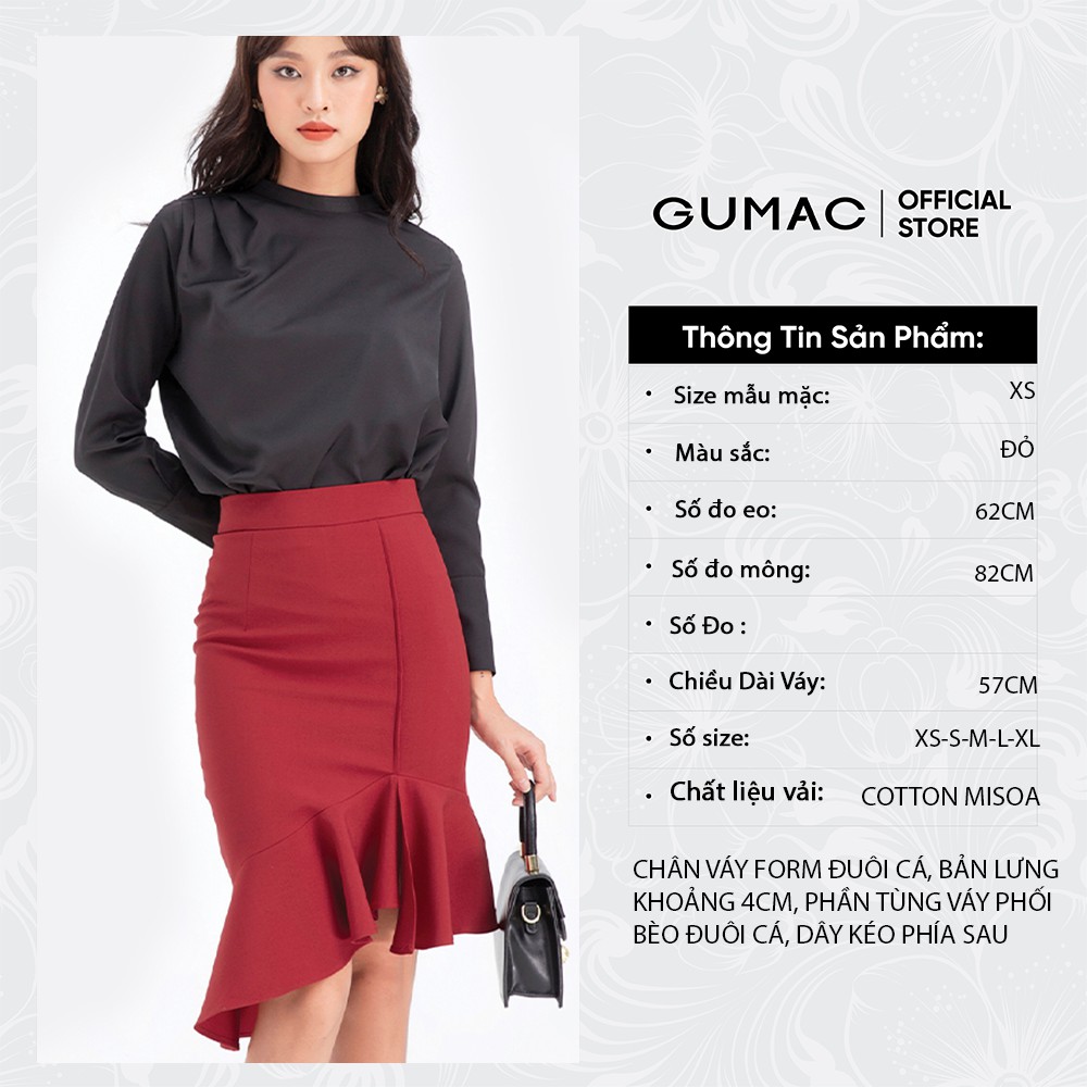 Chân váy đuôi cá GUMAC VB672 | BigBuy360 - bigbuy360.vn
