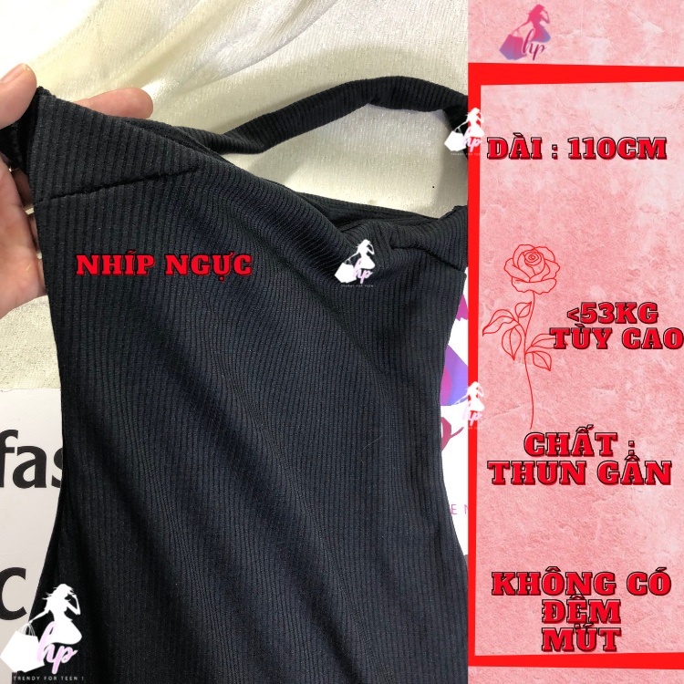 Váy đầm ôm body nữ thun gân dáng maxi dài choàng cổ đuôi cá siêu trẻ trung thích hợp đi chơi dự tiệc- VD274