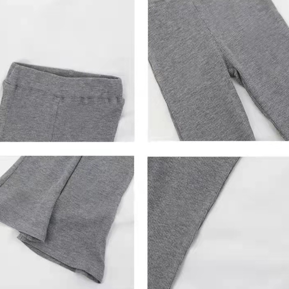 Quần cotton dáng dài thoáng khí thời trang Hàn Quốc dành cho bé gái