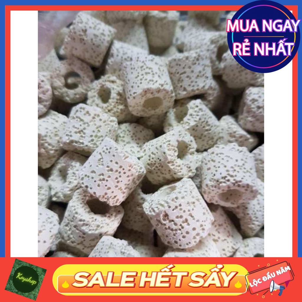 Sứ Lỗ Trắng Lọc Nước Dành Cho Hồ Cá Cảnh- 1 Kg