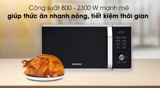 Lò vi sóng có nướng Samsung MG23K3575AS/SV 23 lít (Miễn phí giao tại HCM-ngoài tỉnh liên hệ shop)