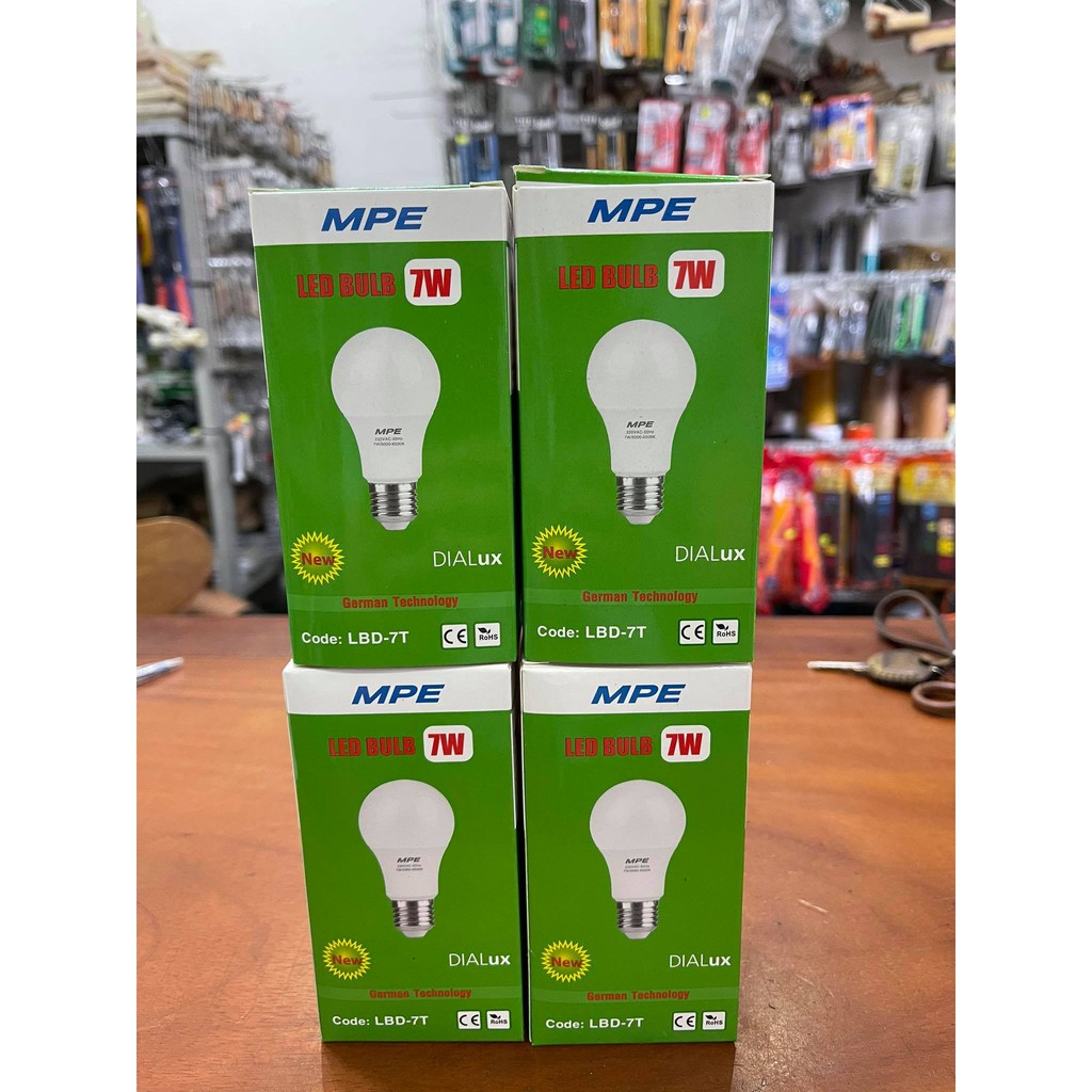 Bóng LED 7w MPE ( hàng bảo hành chính hãng )
