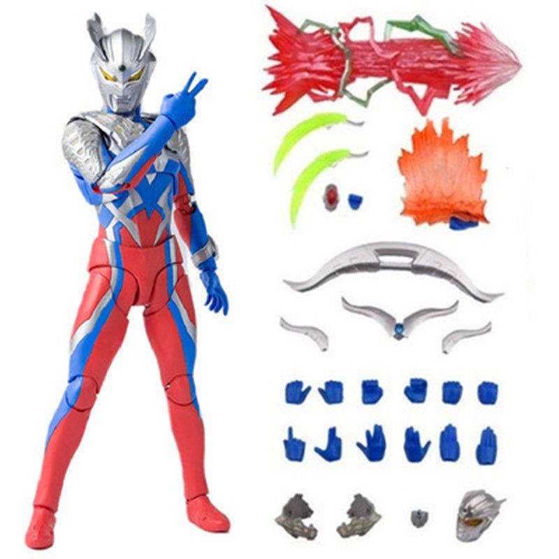 Đồ Chơi Siêu Nhân。 Ultra Mô Hình Nhân Vật Ultraman Tiga Chân Thật