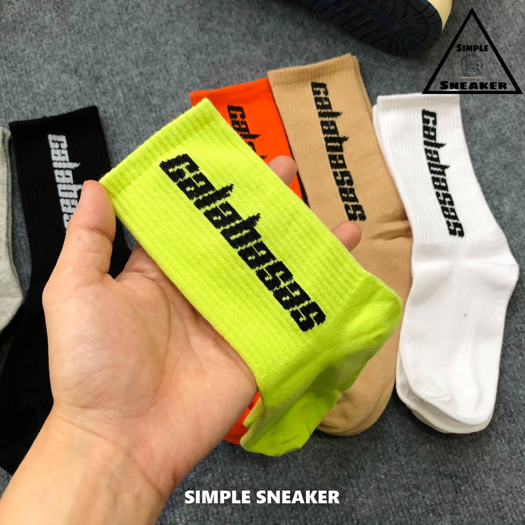 Tất Cổ Cao Thể Thao Galabasas💙FREESHIP💙Vớ Thời Trang Nam Nữ Unisex - Chất Cotton Thoáng Mát Êm Ái Mang Giày Sneaker