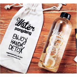 Bình Nước Detox 1000ml - Tặng Kèm Túi Đựng Vải [ BÌNH DETOX 1000ML ]