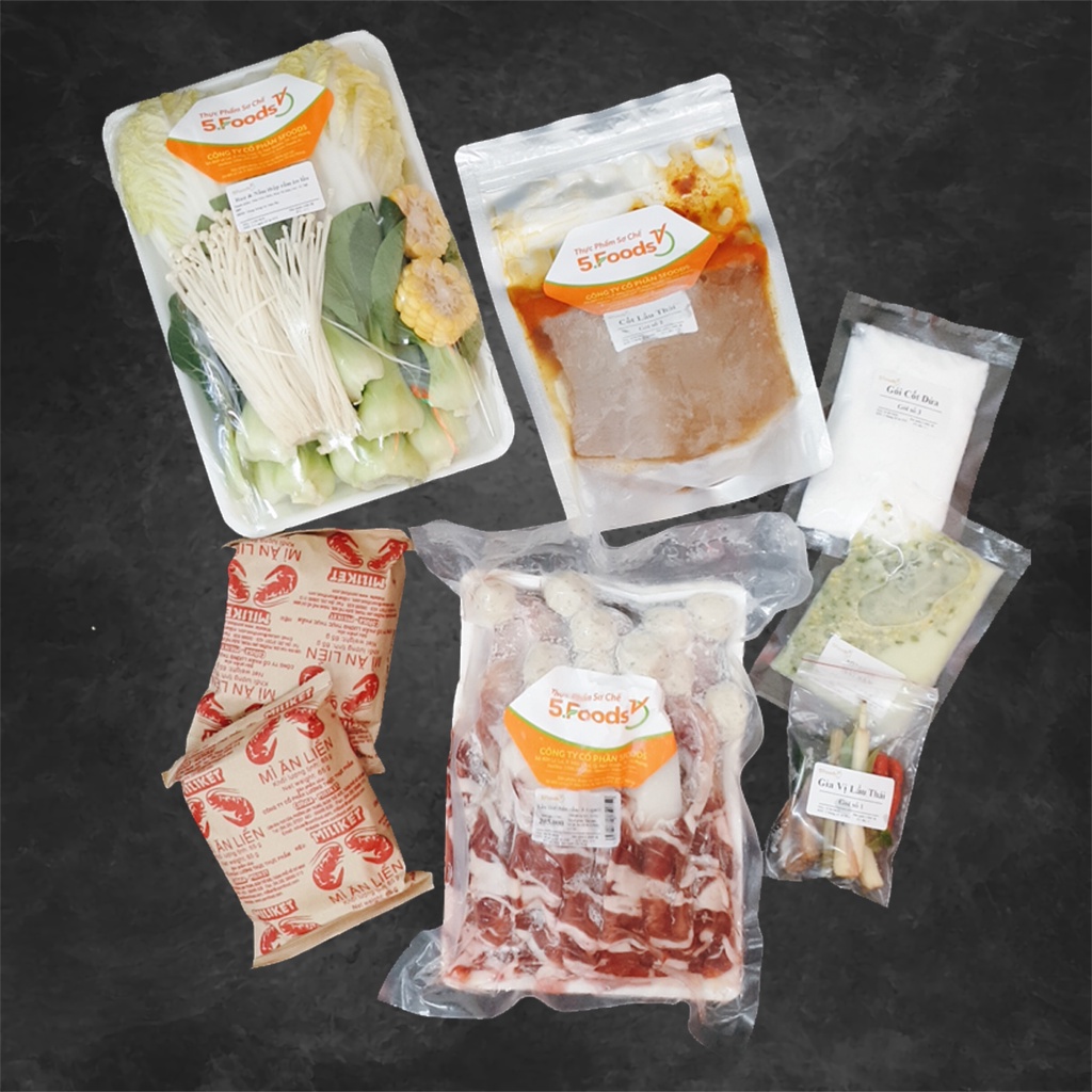 [Ship Hải Phòng] Lẩu Thái Thập Cẩm 5Foods - Dành cho 3 - 4 người ăn (set) | BigBuy360 - bigbuy360.vn