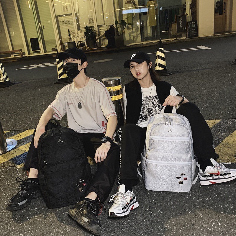 Balo NI.KE Jordan AJ Bag Flying Outdoor Sports - Bảo Hành khóa kéo trọn đời - chống nước tốt - có ngăn chưa laptop 15,6"