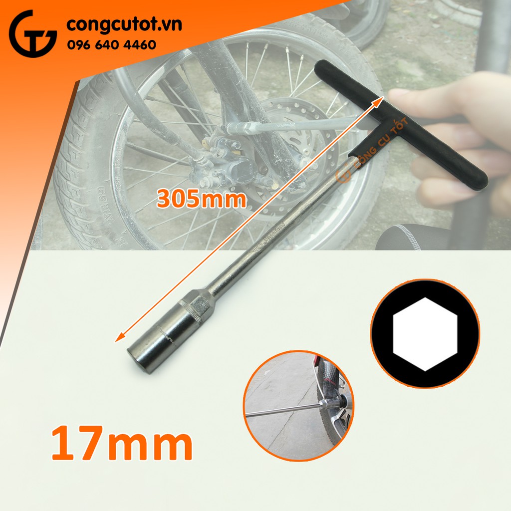 Cần vặn tuýp chữ T lục giác Standard