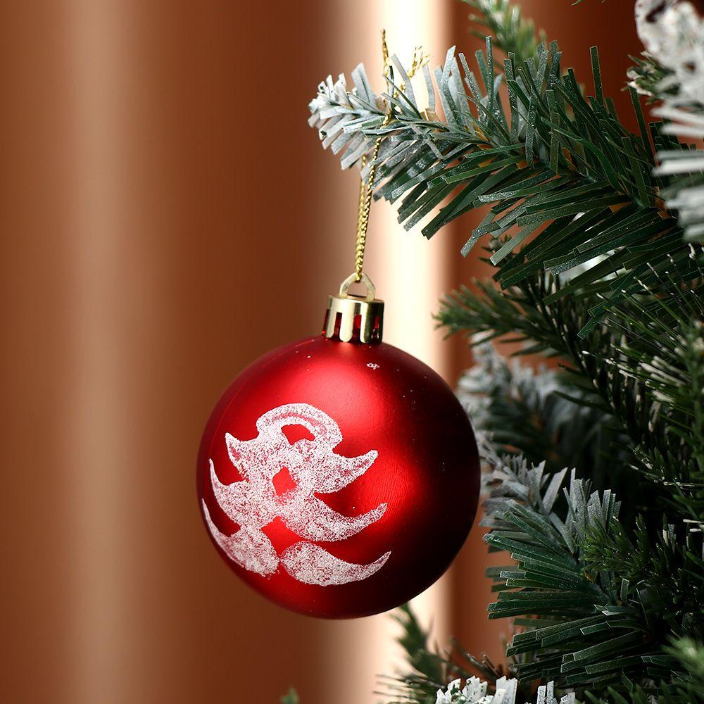 Set 9 Trái Châu 6cm Treo Trang Trí Giáng Sinh