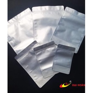 Túi Zip bạc đáy đứng