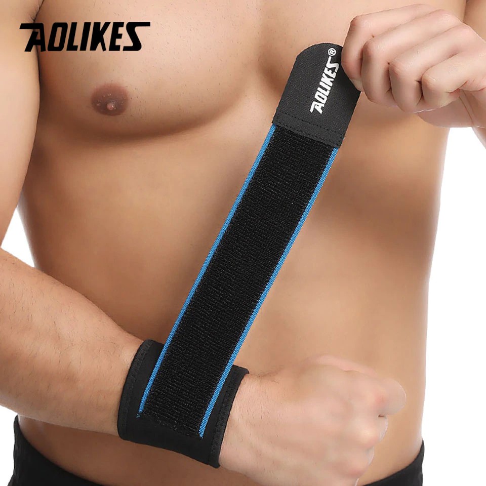 Băng quấn cổ tay tập gym AOLIKES A-7938 bảo vệ hỗ trợ xương khớp tay Sport wrist support