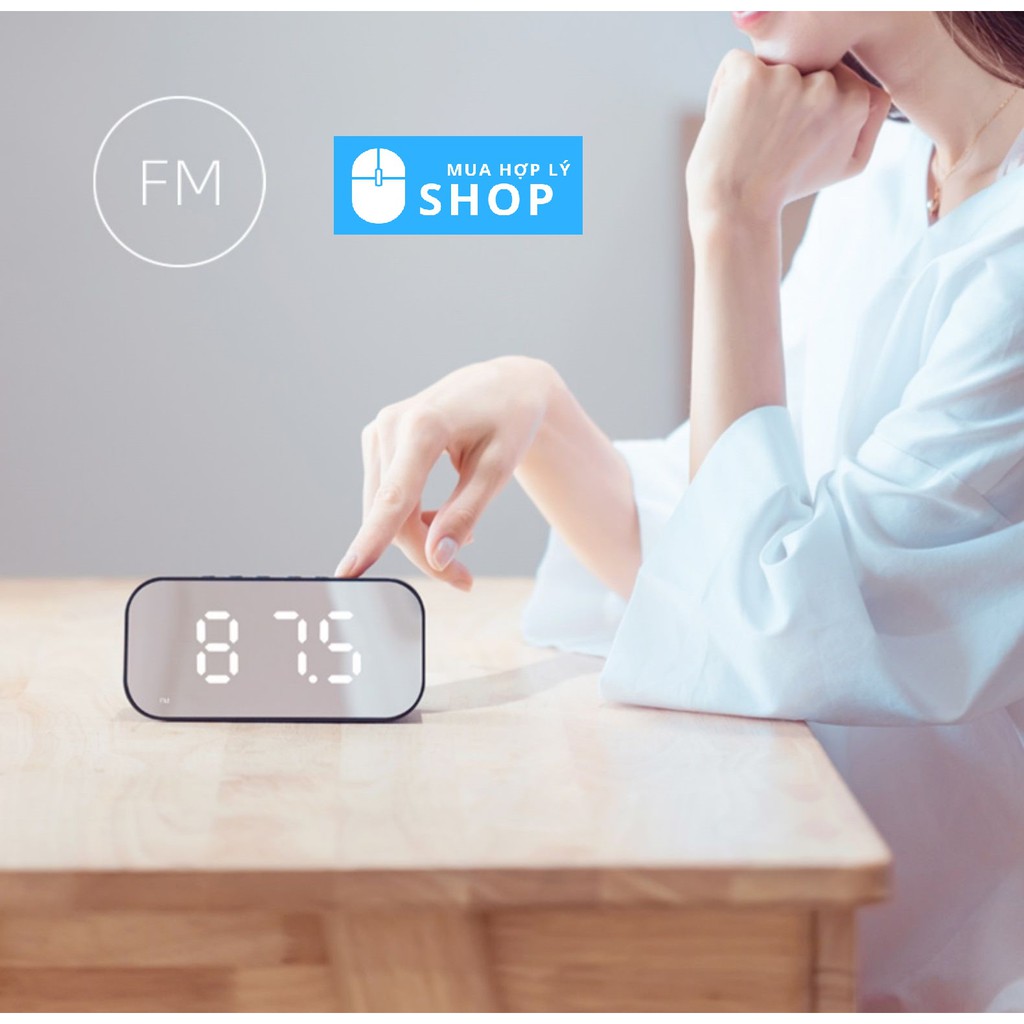 Loa Bluetooth HAVIT M3, Kiêm Đồng Hồ Báo Thức, FM - Hàng Nhập Khẩu