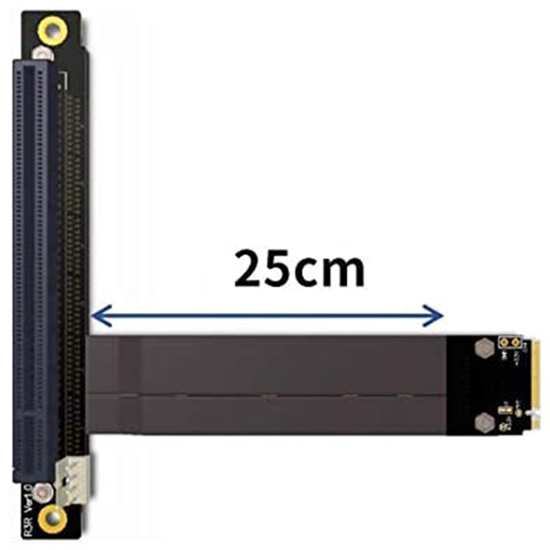 Extension Cable R43SR M.2 NGFF NVMe Key M to PCIE X16 Graphics Card Riser Adapter 16X PCI-E for M.2 2230 2242 2260 2280