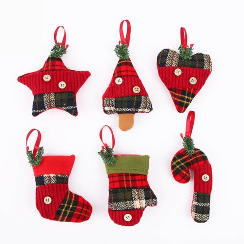 Búp Bê Vải Treo Trang Trí Cây Thông Giáng Sinh Hình Ông Già Noel Chữ X