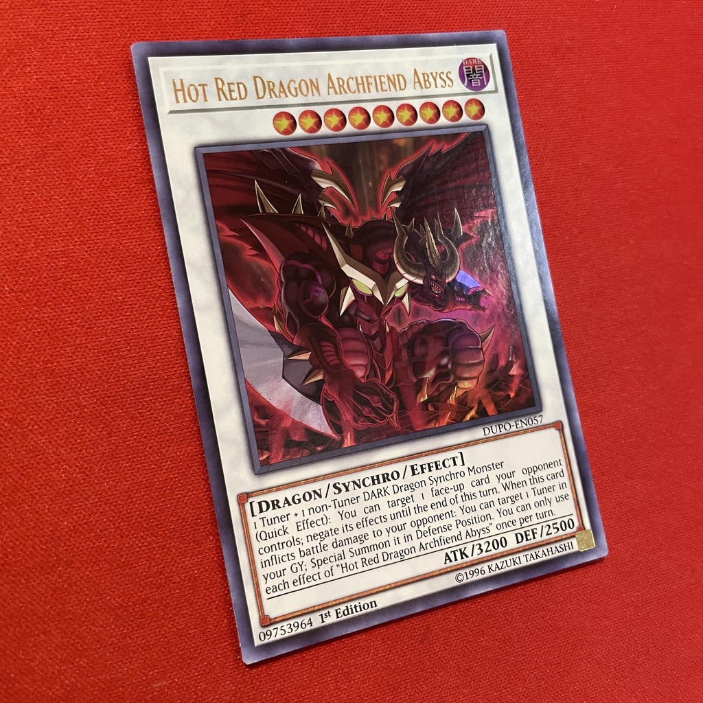 [EN-JP][Thẻ Bài Yugioh Chính Hãng] Hot Red Dragon Archfiend Abyss