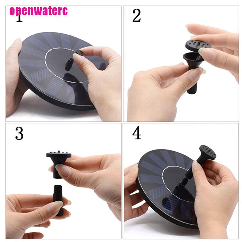 Đài Phun Nước Sử Dụng Năng Lượng Mặt Trời