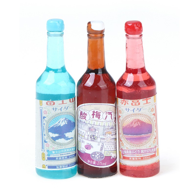 5 Chai Nước Soda Tỉ Lệ 1: 12 Trang Trí Nhà Búp Bê