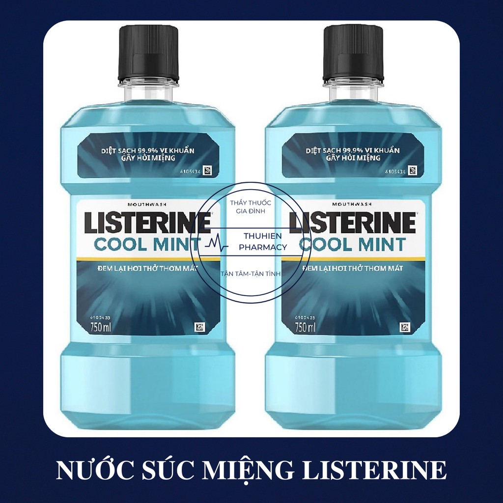 NƯỚC SÚC MIỆNG LISTERINE COOL MINT Thái Lan