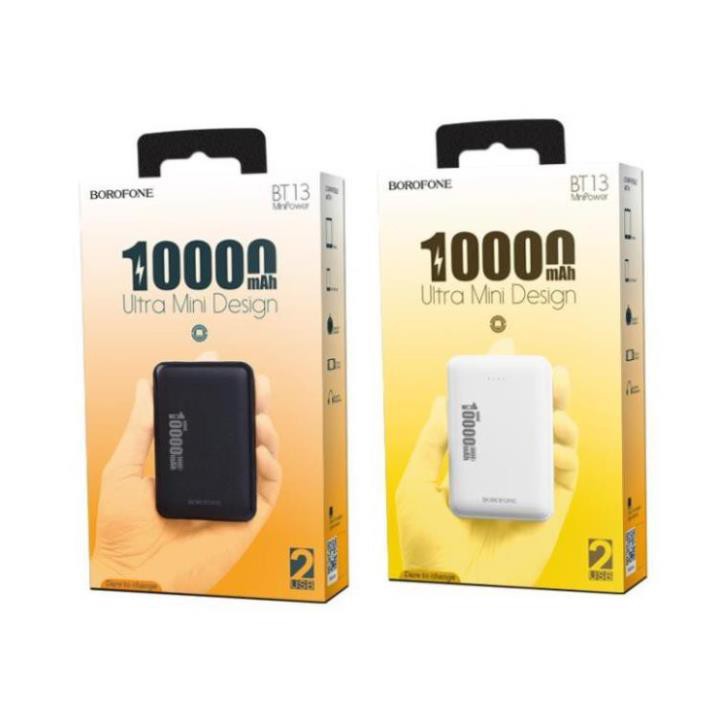 [ Giá siêu rẻ,chính hãng 100% ]  Sạc dự phòng mini BT13 dung lượng 10000mAh Borofone