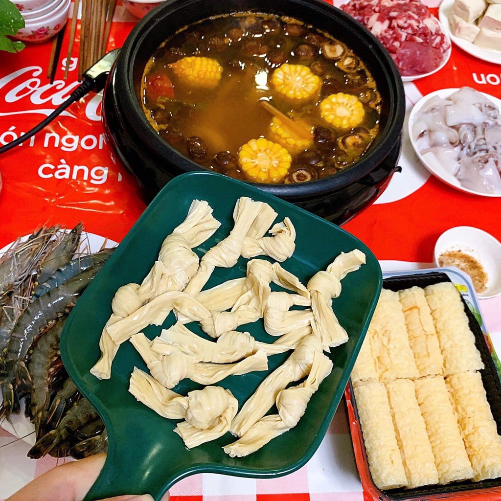 Tàu Hũ Ky Tươi Cuộn Nơ Trong Hadilao Nhúng Thả Lẩu🍲Giao HỎA TỐC nội thành Hà Nội🍲Hủ Trúc Váng Đậu Tươi Fresh Soy Knot | BigBuy360 - bigbuy360.vn