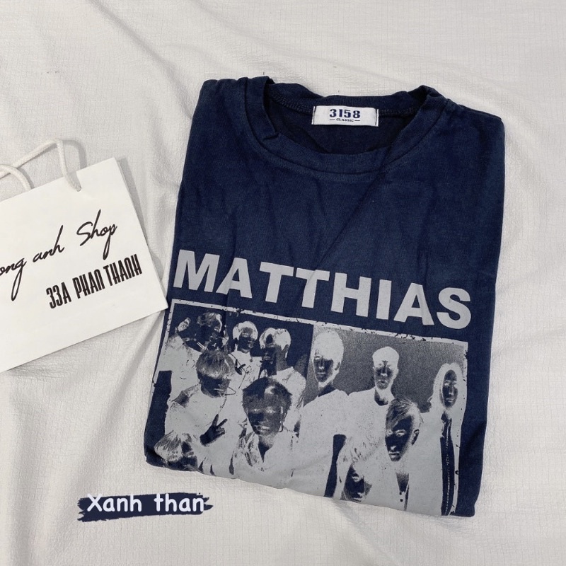 Áo Thun Matthias 3158 Unisex HB264 Form To Rộng Hàng Quảng Châu