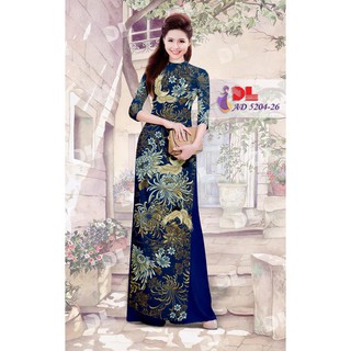 Vải áo dài 3d
