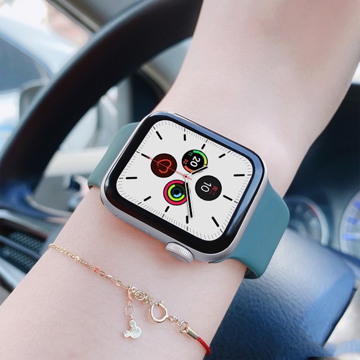 Dây đeo Apple Watch silicon chất liệu cao su nhiều màu Cho Apple Watch Series SE/6/5/4/3/2/1  38mm|40mm |42mm - MEOMEO