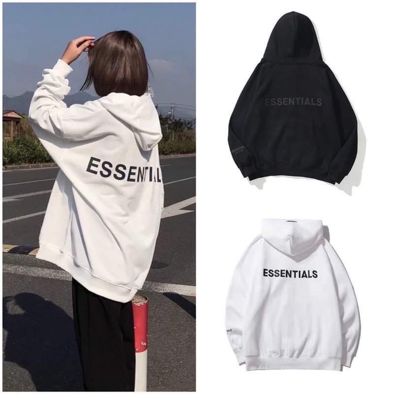 Áo nỉ hoodie Essentials áo nỉ bông unisex nam nữ form lên rất đẹp | BigBuy360 - bigbuy360.vn