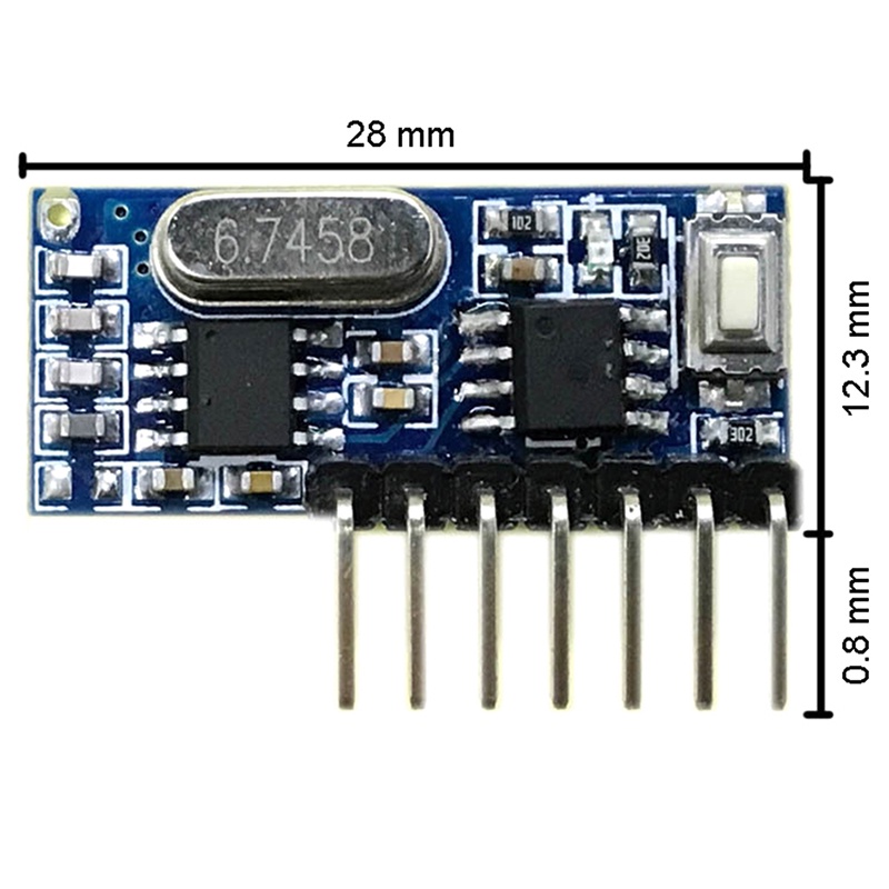 ECSG 433mhz Wireless RF Receiver 1527 Learning Code Decoder Module For Remote Control
