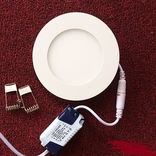 Đèn led âm trần 6W tròn ánh sáng trắng,vàng..