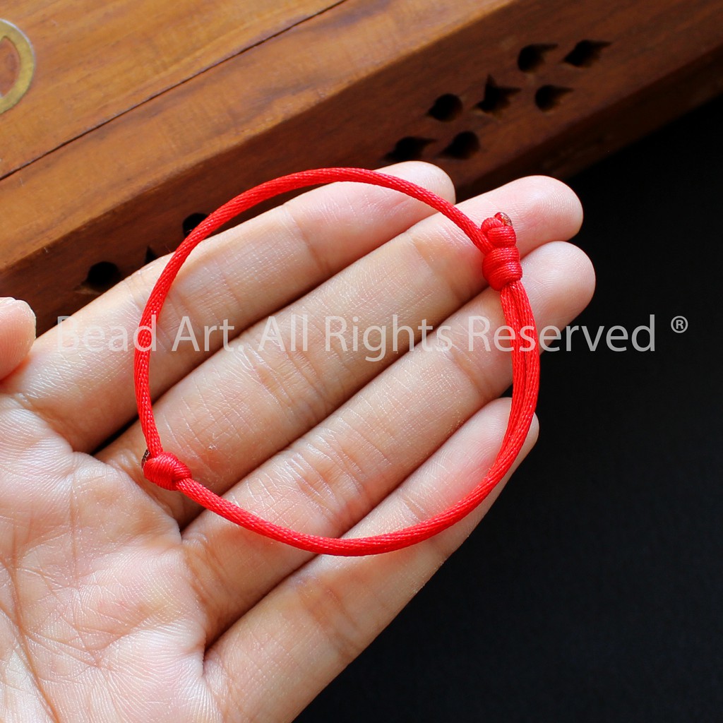 Vòng Tay Chỉ Xanh Lá  Handmade, Vòng Tay Phong Thuỷ, Trang Sức  S50 - Bead Art
