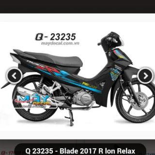 Tem trùm honda blade đặt in