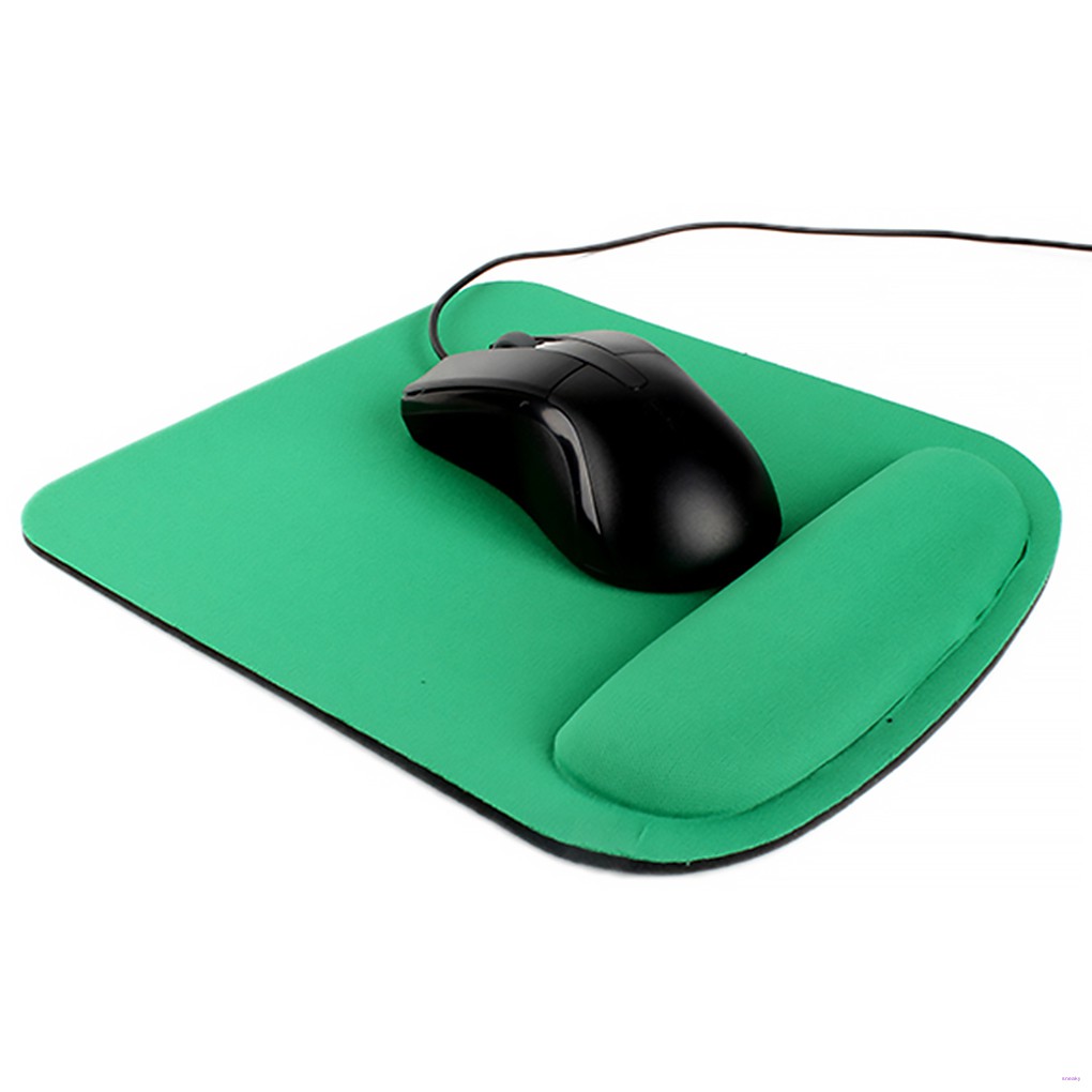 Wrist Support Mouse Pad Anti-Slip Nondeforming Mousepad Computer Laptop Accessories, Sky Blue