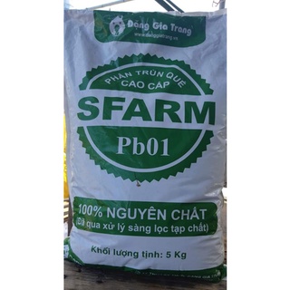 Phân trùn quế cao cấp Đặng Gia Trang (tách lẻ túi 1kg từ bao 25kg)
