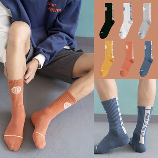 Tất Nam Nữ Unisex Cổ Cao Chất Cotton phong cách thể thao mới lạ - T065