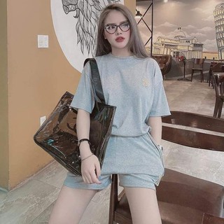 Set đồ nữ cá tính, set quần sóc áo thun đi chơi sang chảnh mùa hè đẹp 8A00082 THVVN