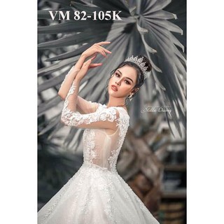vương miện đỏ đính đá lấp lánh ms 82