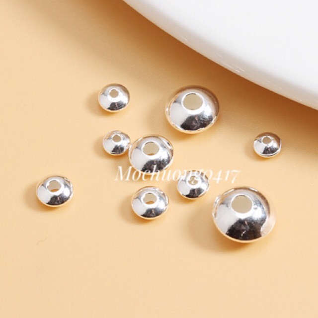 🔥 GIÁ BÁN SỈ 🔥 Bạc chuẩn: Charm bạc chặn bạc trơn - Hàng chuẩn - đẹp, TH330