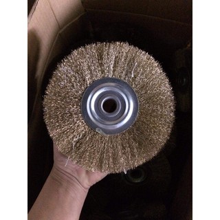 chổi thép đk 150 quật gỗ