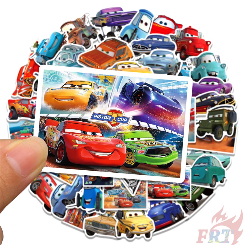 Bộ 50 Cái / Bộ ❉ Phim Hoạt Hình Xe Hơi Series 02 Nhãn Dán ❉ Sticker Hỗn Hợp Dán Laptop, Vali, Ván Trượt