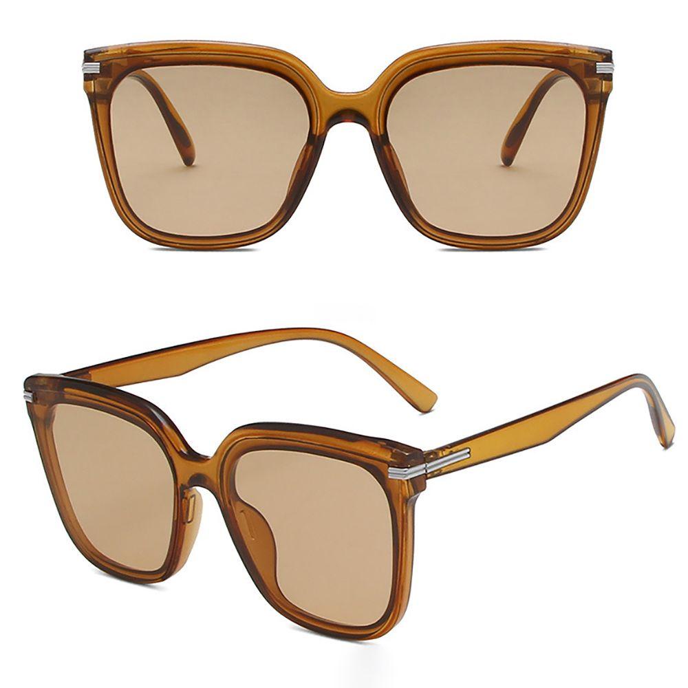 Kính Mát Gọng Vuông Chống Bức Xạ Chống Bức Xạ Phong Cách Hàn Quốc Thời Trang Cho Nam Và Nữ