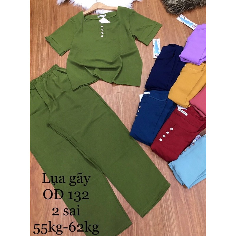 Đồ bộ trung niên vải gãy thái siêu mát