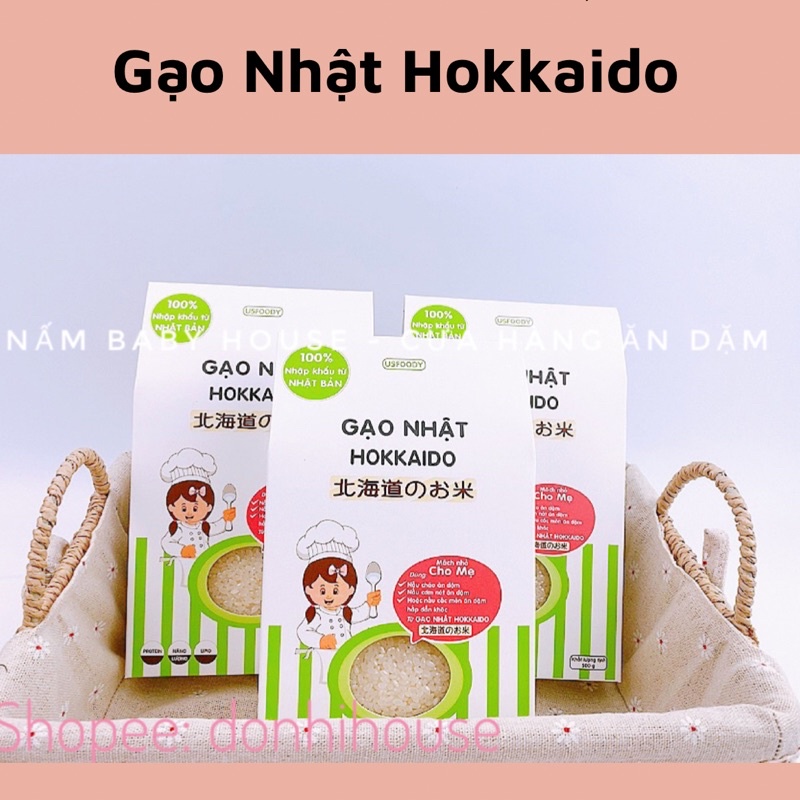 Date 1/25 Gạo Nhật Hokkaido cho bé ăn dặm  - 500g