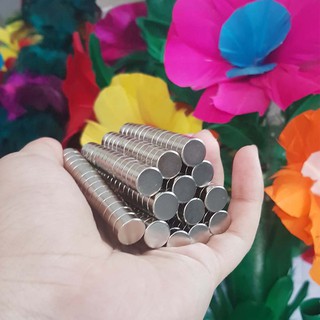 50 viên nam châm viên tròn không lỗ d12*5mm