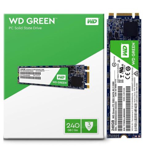 SSD 240gb W D Green M2 Sata 2280 WDS240G1G0B hãng phân phối