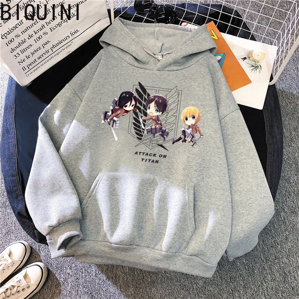 Áo Hoodie Họa Tiết Attack On Titan Thời Trang Mùa Đông Cho Nam Và Nữ