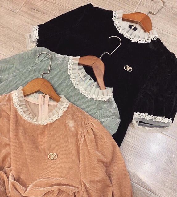 ÁO NHUNG TĂM CỔ BÈO HOT HIT